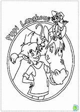 Coloring Dinokids Pippi Longstocking Pages Close sketch template