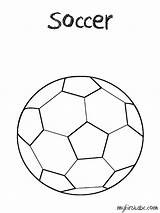Coloring Soccer Coloringtop sketch template