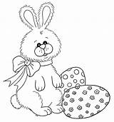 Easter Stamps Digi Bunny Digital sketch template