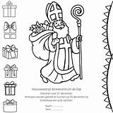 Sinterklaas Kleurplaten Sintenkerst sketch template