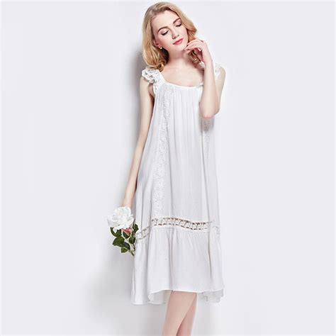 buy women s summer vintage nightgowns cotton female
