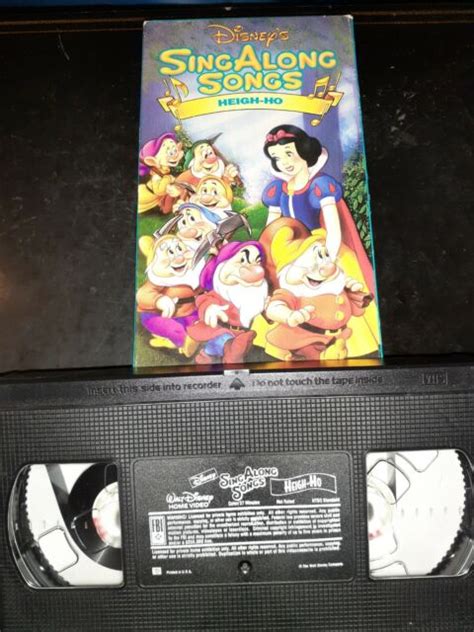 Disneys Sing Along Songs Snow White Heigh Ho Vhs 0 Hot Sex Picture