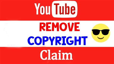 remove youtube copyright claim  deleting video  youtube