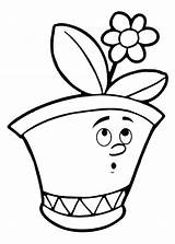 Coloring Pages Pot sketch template