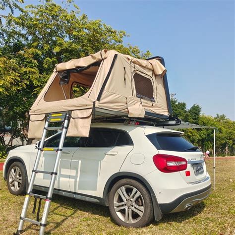 person roof top tent comfortable large roof top tent