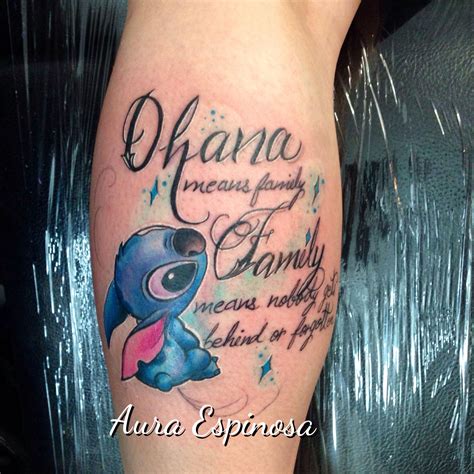 lilo  stitch ohana tattoo ohana tattoo als symbol fur familie und