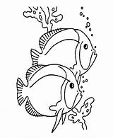 Fish Coloring Pages Tropical Color Simple Kids Book Printable Sheets Objects Colouring Tattoo Clipart Drawings Print Library Raisingourkids Animal Popular sketch template