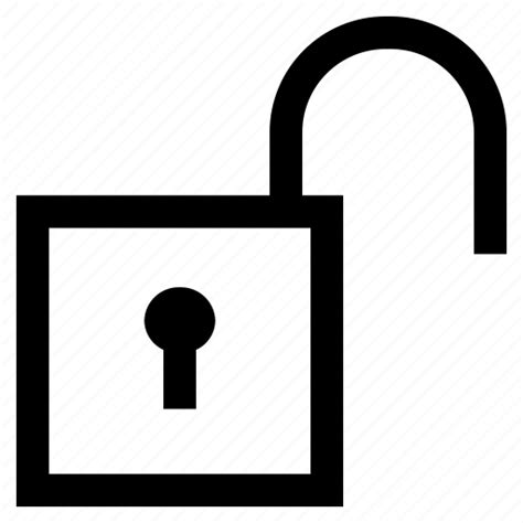 Lock Login Password Safe Secure Security Unlock Icon Download