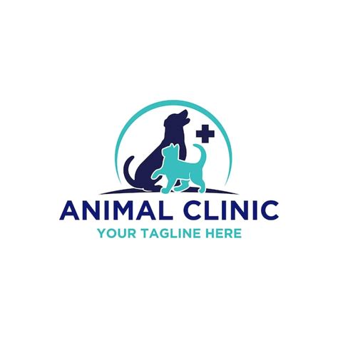 premium vector animal hospital logo vector