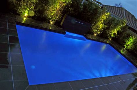 outdoor garden  pool lighting design  ideas
