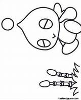 Coloring Pages Chao Kids Sonic Printable Hedgehog Choose Board sketch template