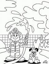 Firefighter Coloringhome sketch template