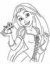Rapunzel Princess sketch template