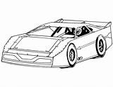 Coloring Nascar Pages Kids Popular sketch template
