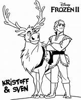 Sven Kristoff Kolorowanka Kolorowanki Lodu Kraina Topcoloringpages Congelado Druku Olaf Wydrukuj Kolorowankę Colour Elsa Reindeer sketch template