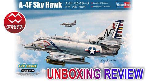 review  scale hobbyboss   skyhawk unboxing imodeler