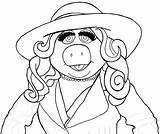 Piggy Drawing Miss Draw Easy Muppet Show Muppets Step Movie Ms Finished Getdrawings sketch template
