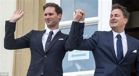 luxembourg pm marries partner one year after law allowing