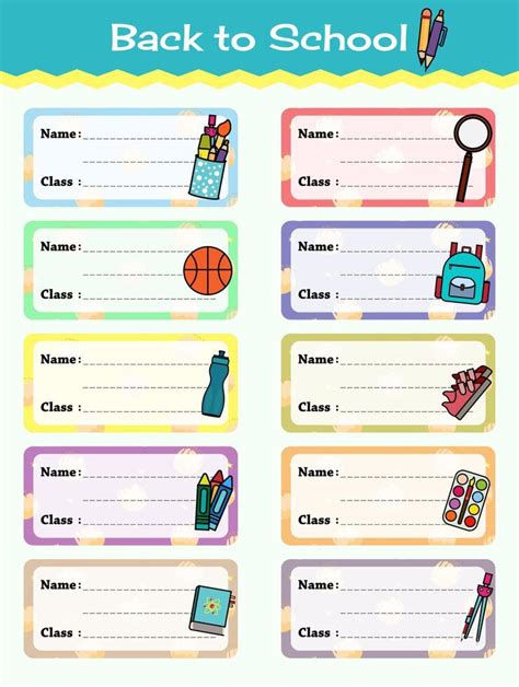 notebook label vector art icons  graphics