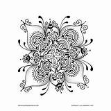Coloring Mandala Pages Flower Bliss Bonus Patrick St Floral sketch template