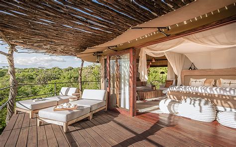 top luxury safari lodges  tanzania