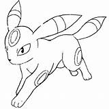 Pokemon Eevee Umbreon Evolutions Getcolorings sketch template