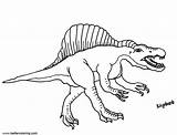 Coloring Spinosaurus Pages Great Printable Kids sketch template