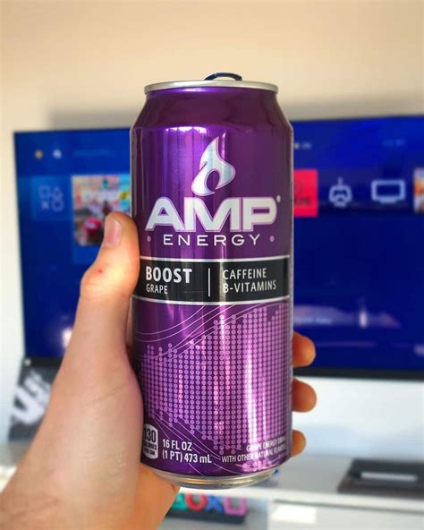 amp energy drink history flavors marketing snack history