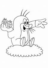 Mole Coloring Pages Monty Getdrawings Strawberry Cartoon Getcolorings Drawing sketch template