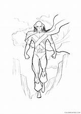 Justice League Coloring Pages Coloring4free Manhunter Martian Related Posts sketch template