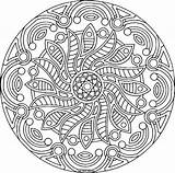 Mandalas sketch template