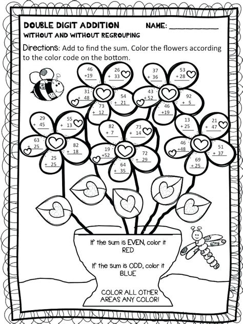addition st grade coloring pages learny kids