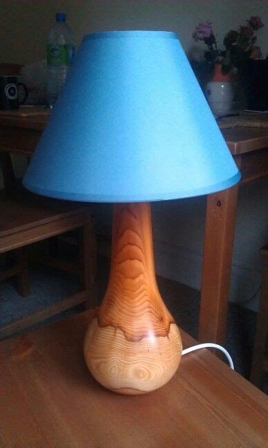 lamp yew wood turned lamp plans woodturning projects