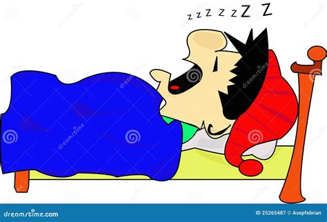 slaap vector illustratie illustration  mens vast