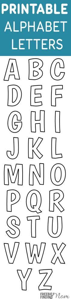 large font letters  alphabet  printable letter stencils great