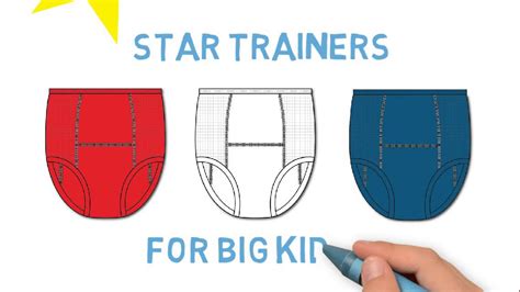 big kids star training pants  undercarewear youtube