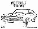 Chevy Camaro Chevelle sketch template
