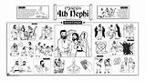 Nephi Mormon sketch template