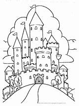 Coloring Disney Pages Printable Castle Library Clipart Sheets sketch template