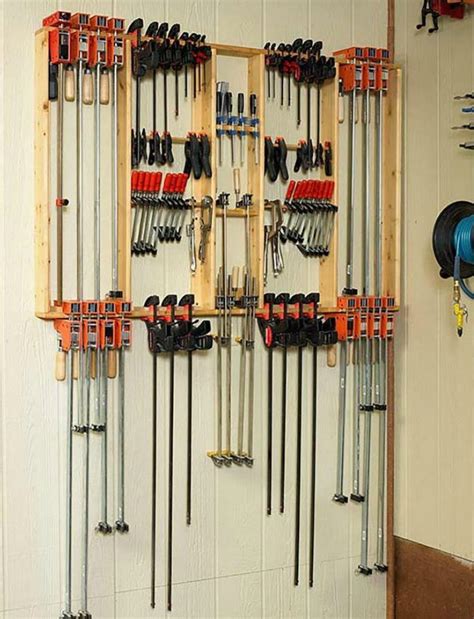 clever clamp storage ideas   small workshop
