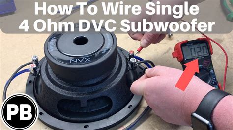 wire dvc  ohm subwoofer youtube