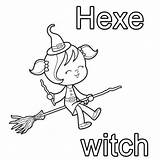 Hexe Ausmalbild Englisch Lilli Ausmalen Hexen Malvorlage Schule sketch template
