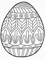 Coloring Egg Pages Holidays Kids Print Book Easily sketch template