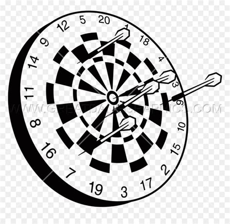 dart clipart dartboard dart board clipart black  white hd png  vhv