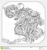 Coloring Aquarius Astrology 1300 95kb Drawings sketch template