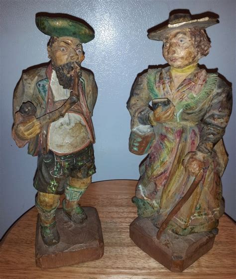 awesome hand carved wood figures  collectors weekly