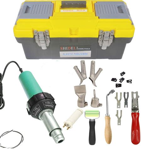 buy gohome  plastic welder kit hot air welder complete tool set hand held torch welder