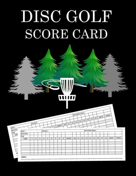 disc golf score card  sheets disc golf score sheets disc golf