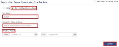 gst portal search hsnsac tax rates learn  quicko