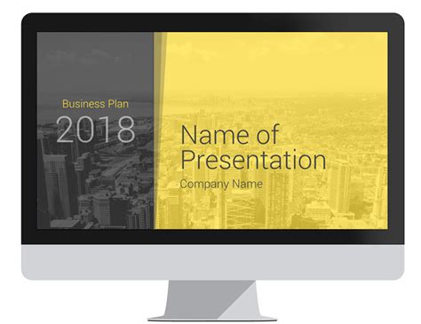 modern business plan powerpoint template presentationdeckcom